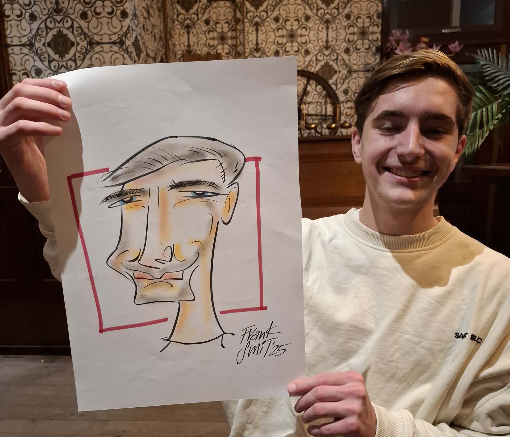 Karikatuur van Feestavond 