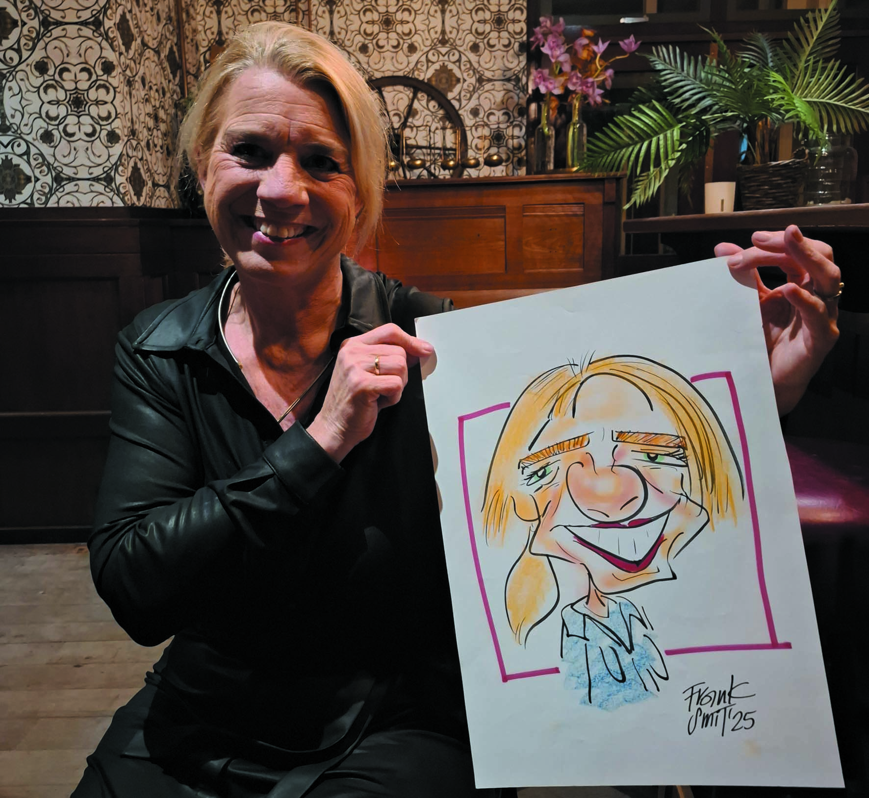 Karikatuur van Feestavond 