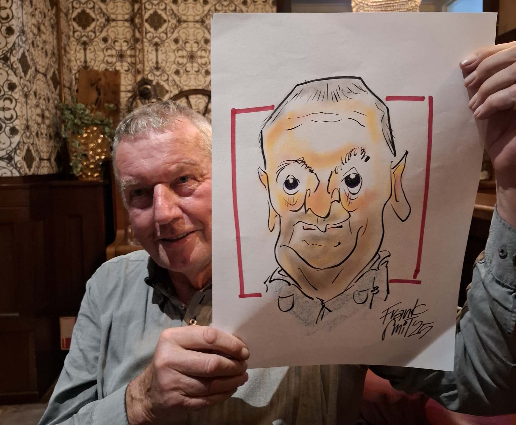 Karikatuur van Feestavond 