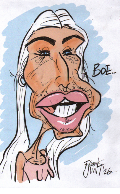 Karikatuur van PERKAMENTUS UIT B&B